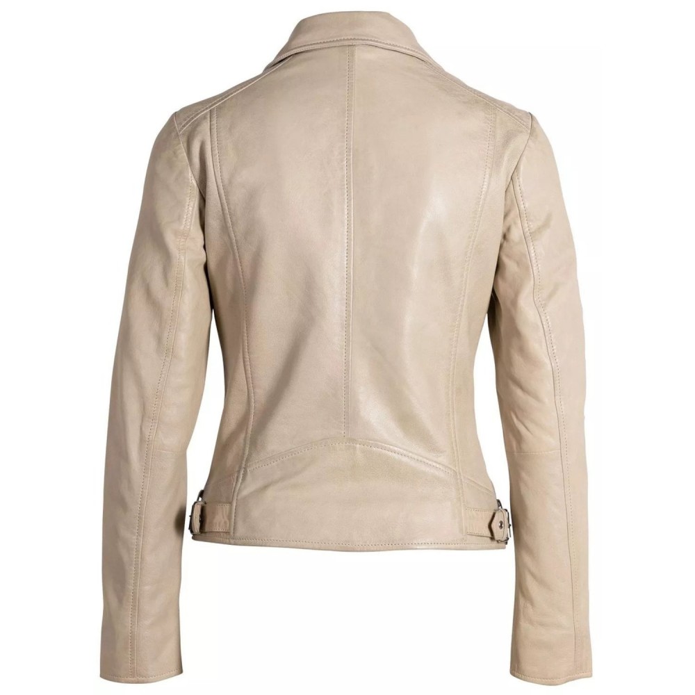 Geaca de Piele Dama Gipsy Bej Deschis GWLiah Geaca de Piele Dama Gipsy Bej Deschis GWLiah - readytowear.ro