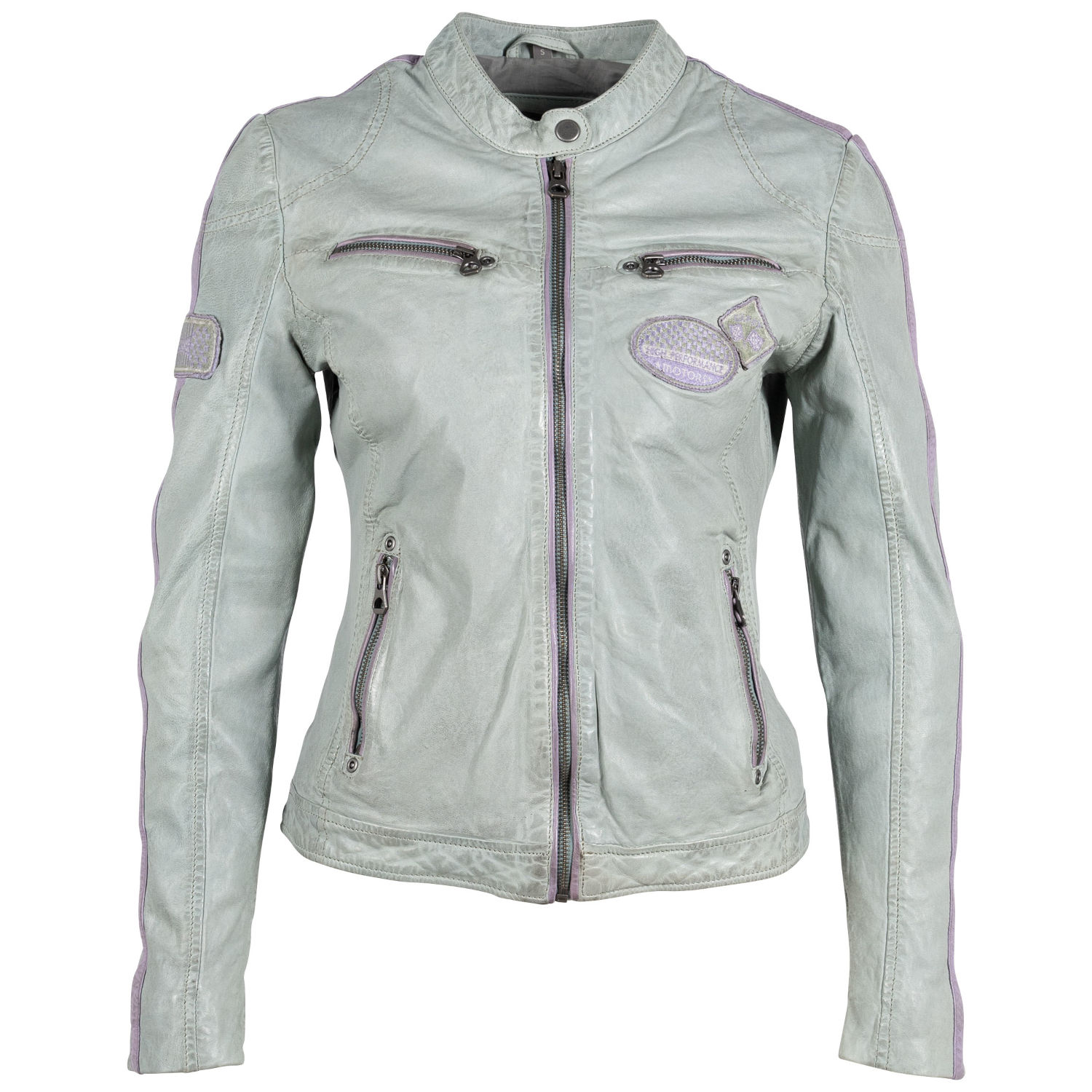 Geaca de Piele Dama Gipsy Verde Deschis GWLiziya – Black Friday
