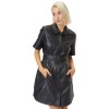 Rochie de Piele Dama Gipsy Neagra GWLousha Rochie de Piele Dama Gipsy Neagra GWLousha - readytowear.ro