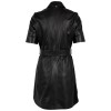 Rochie de Piele Dama Gipsy Neagra GWLousha Rochie de Piele Dama Gipsy Neagra GWLousha - readytowear.ro