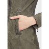 Geaca Lunga de Iarna din Piele Dama Gipsy Verde GWLyda – IMBRACAMINTE