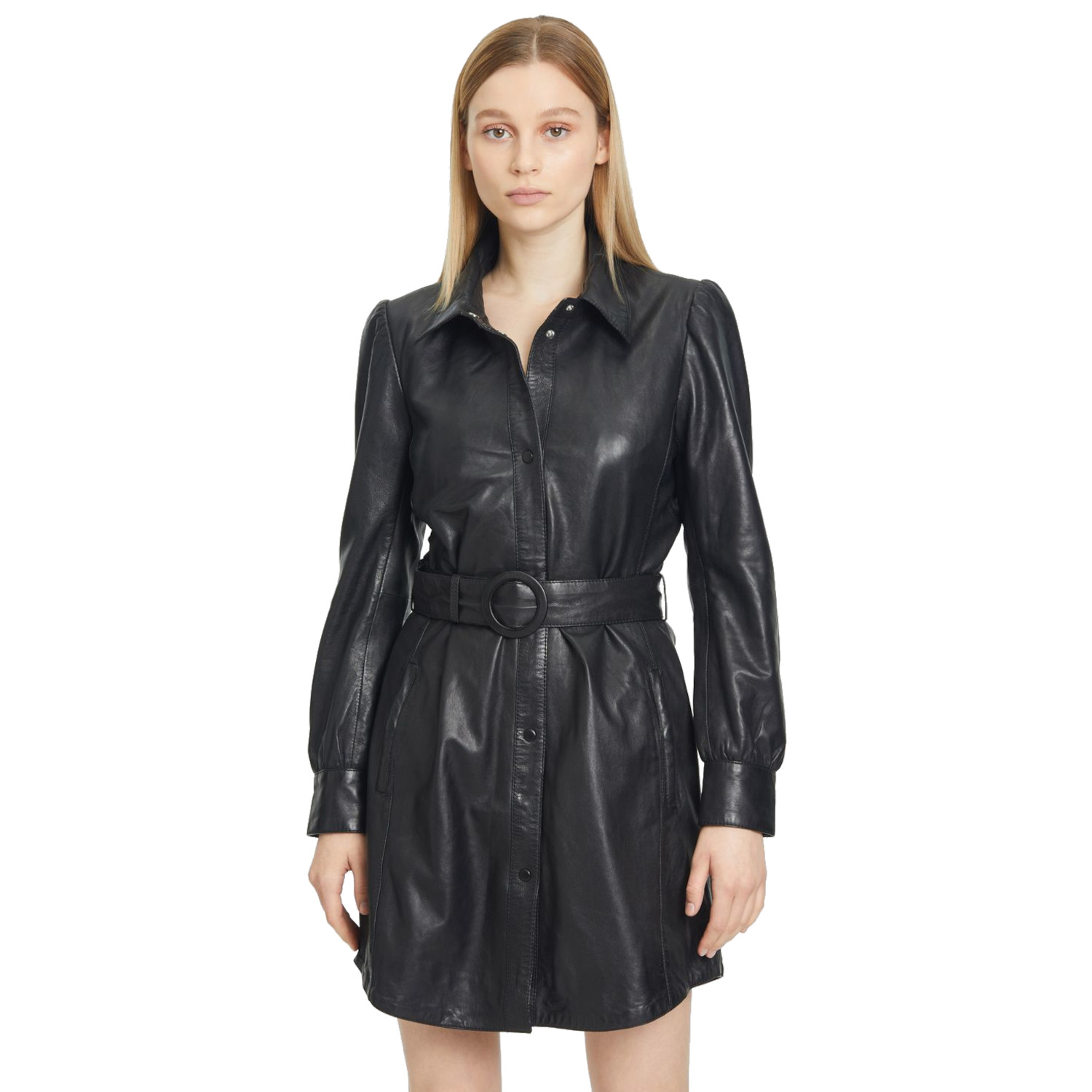 Rochie de Piele Dama Gipsy Neagra GWLygia – Black Friday