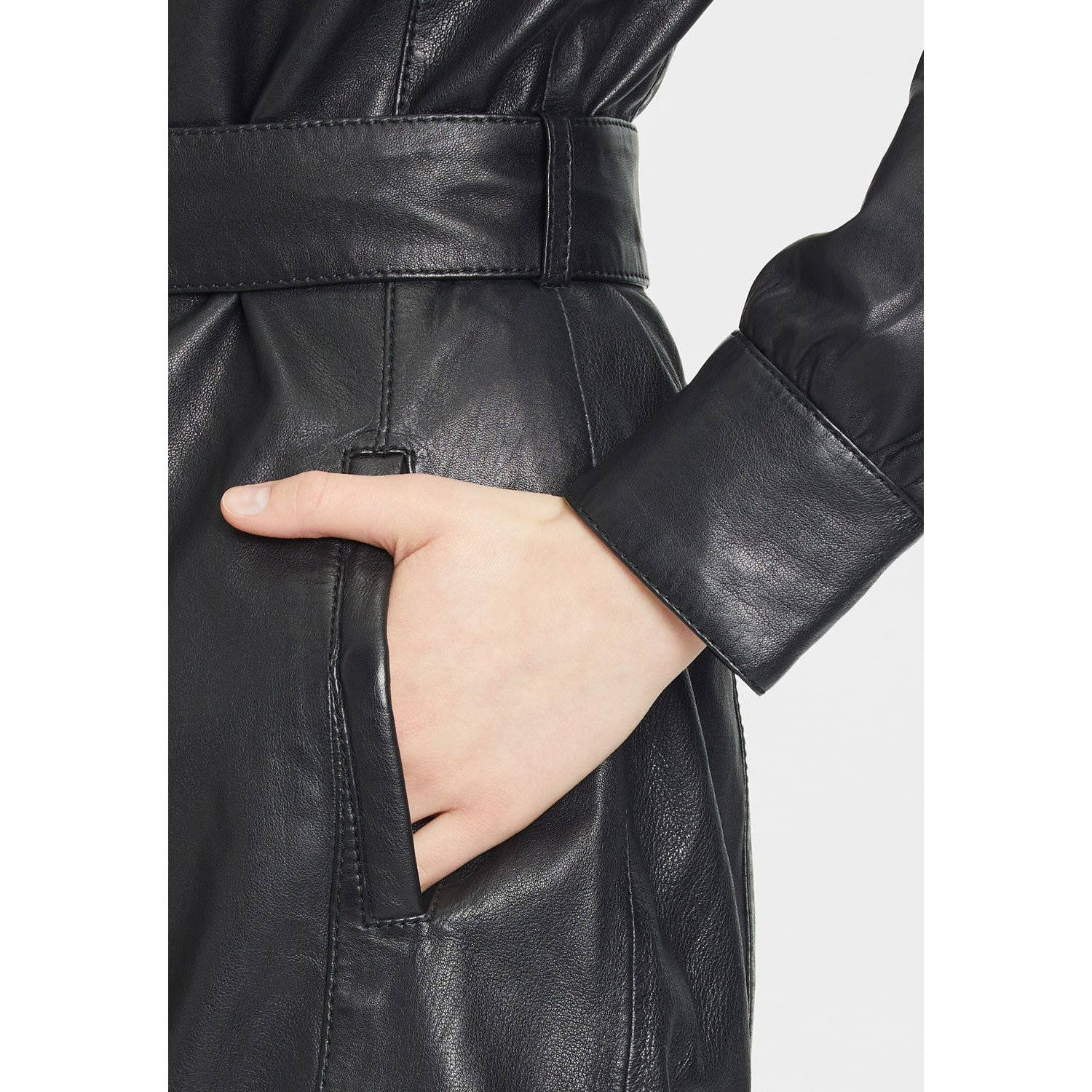 Rochie de Piele Dama Gipsy Neagra GWLygia – Black Friday