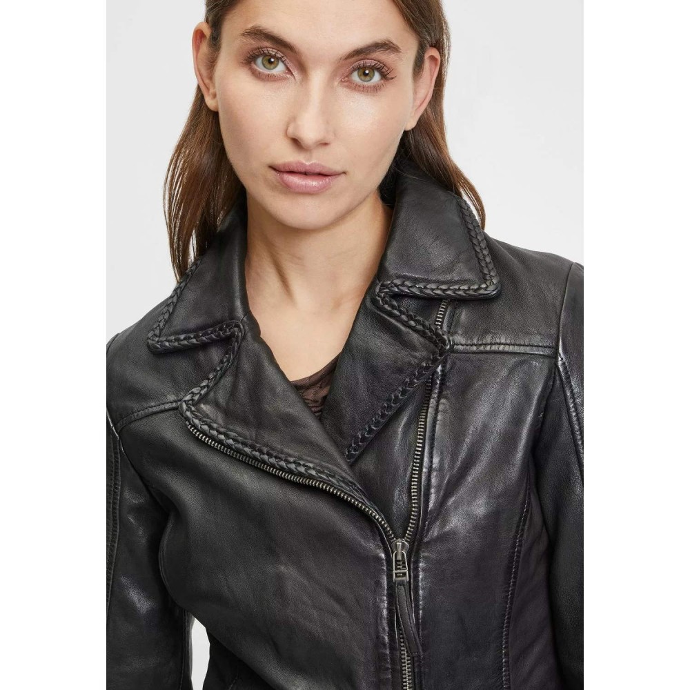Geaca de Piele Dama Gipsy Neagra GWMailynn Geaca de Piele Dama Gipsy Neagra GWMailynn - readytowear.ro