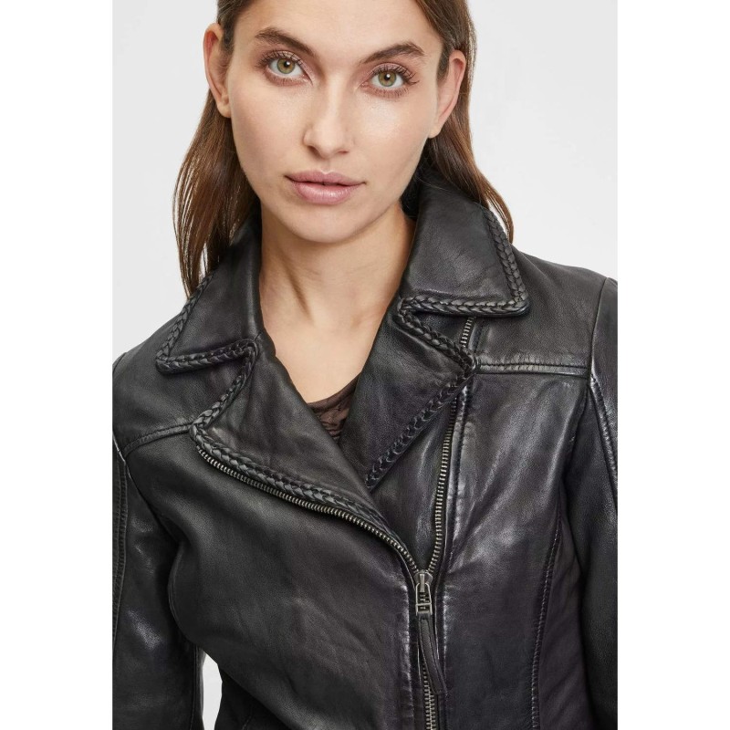 Geaca de Piele Dama Gipsy Neagra GWMailynn – IMBRACAMINTE