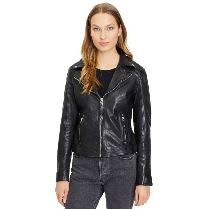 Geaca de Piele Dama Gipsy Neagra GWMaizy – IMBRACAMINTE Geaca de Piele Dama Gipsy Neagra GWMaizy – IMBRACAMINTE