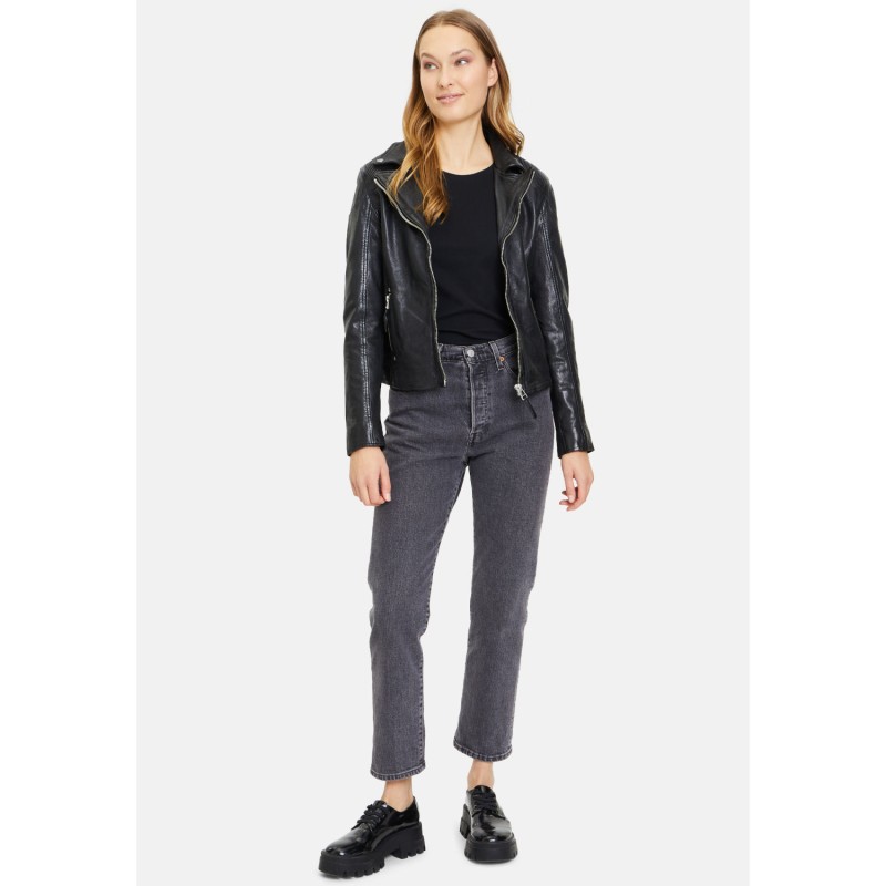 Geaca de Piele Dama Gipsy Neagra GWMaizy – IMBRACAMINTE Geaca de Piele Dama Gipsy Neagra GWMaizy – IMBRACAMINTE