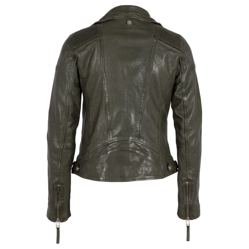 Geaca de Piele Dama Gipsy Verde GWMaizy – Black Friday