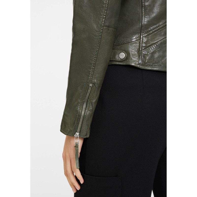 Geaca de Piele Dama Gipsy Verde GWMaizy – Black Friday