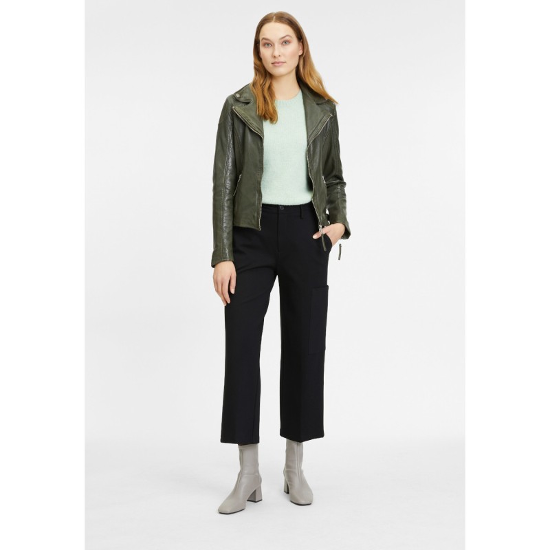 Geaca de Piele Dama Gipsy Verde GWMaizy – Black Friday