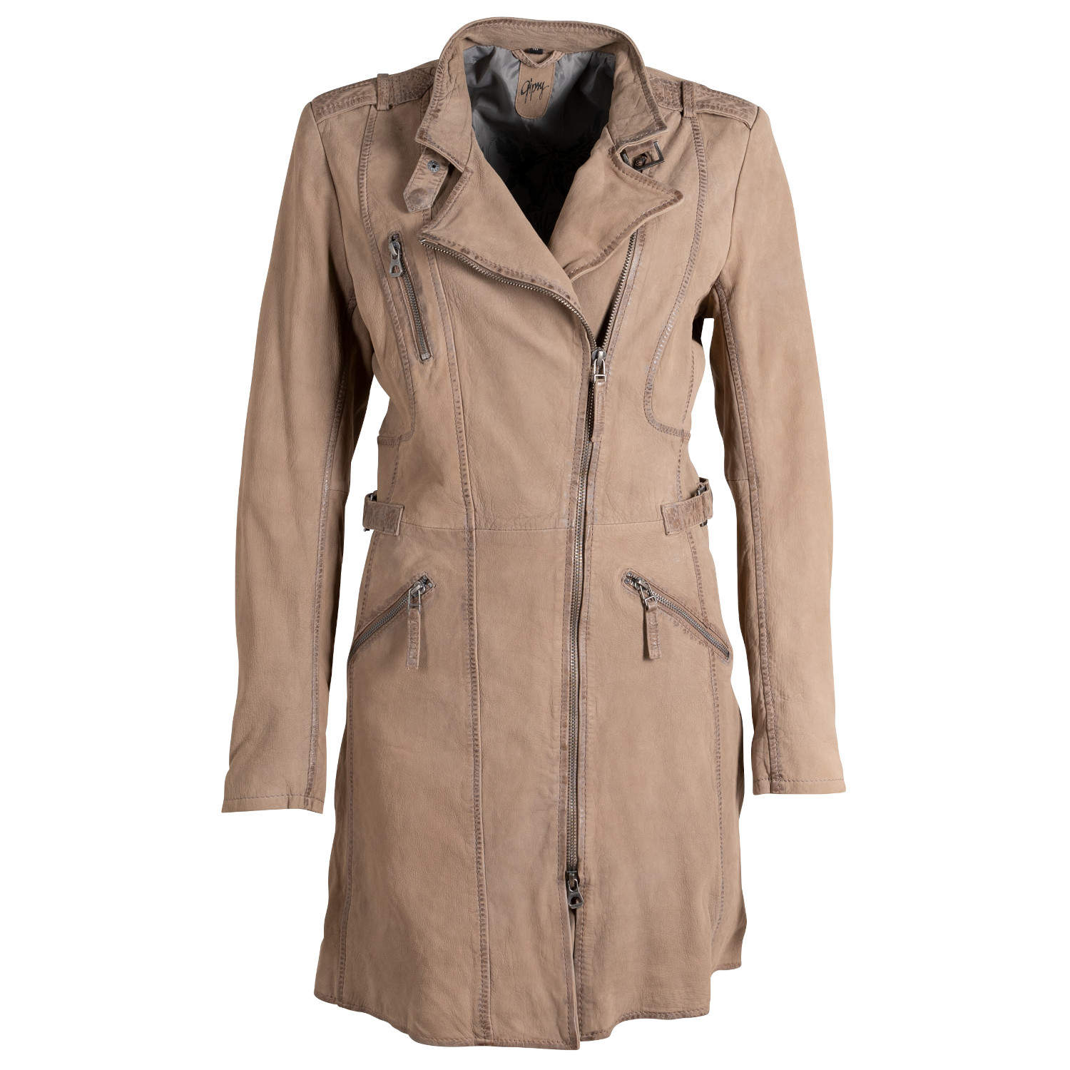 Geaca Lunga de Piele Dama Gipsy Maro GWMargy S22 LNUV – IMBRACAMINTE