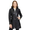 Geaca Lunga de Piele Dama Gipsy Neagra GWMarlis Geaca Lunga de Piele Dama Gipsy Neagra GWMarlis - readytowear.ro