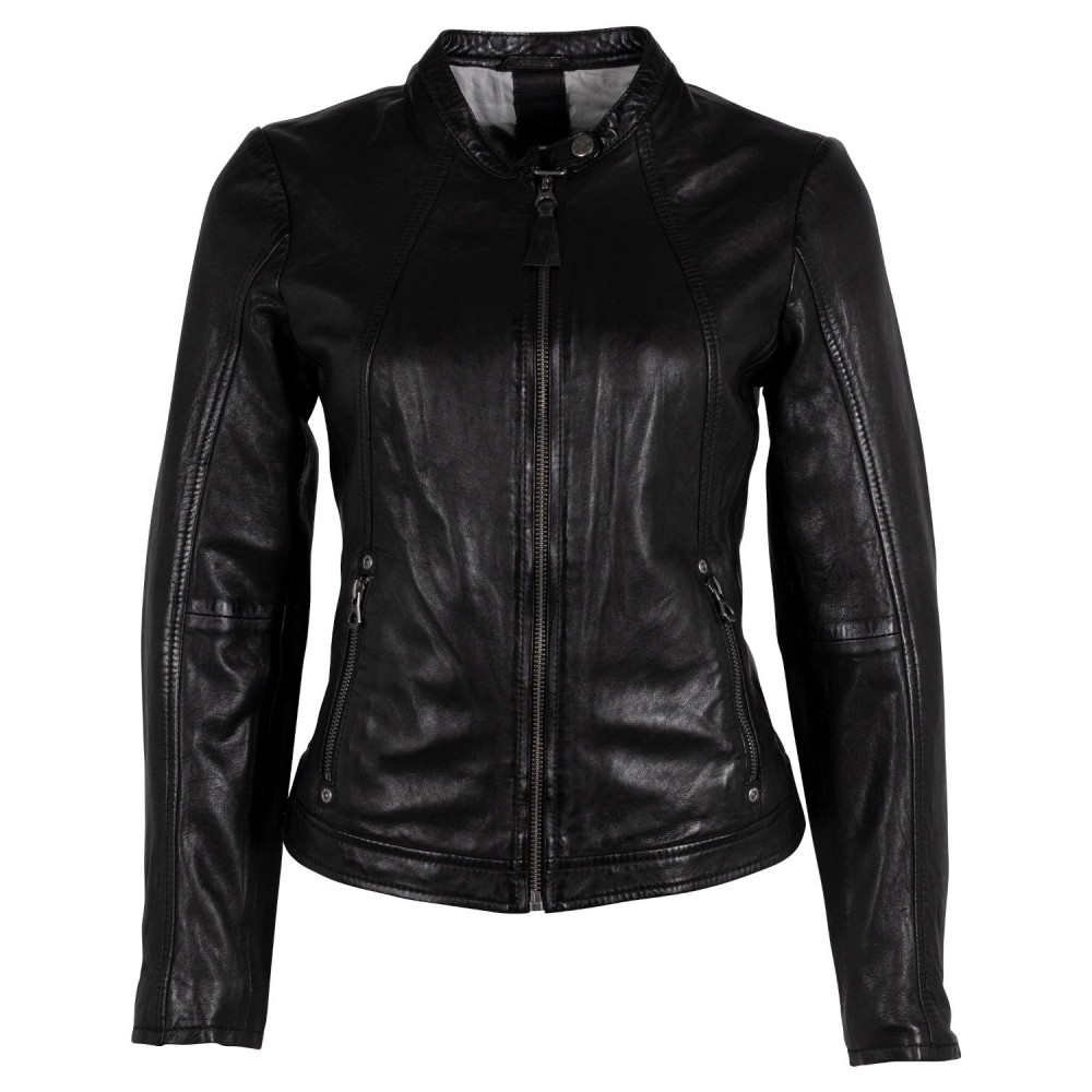 Geaca de Piele Dama Gipsy Neagra GWMeilin Geaca de Piele Dama Gipsy Neagra GWMeilin - readytowear.ro