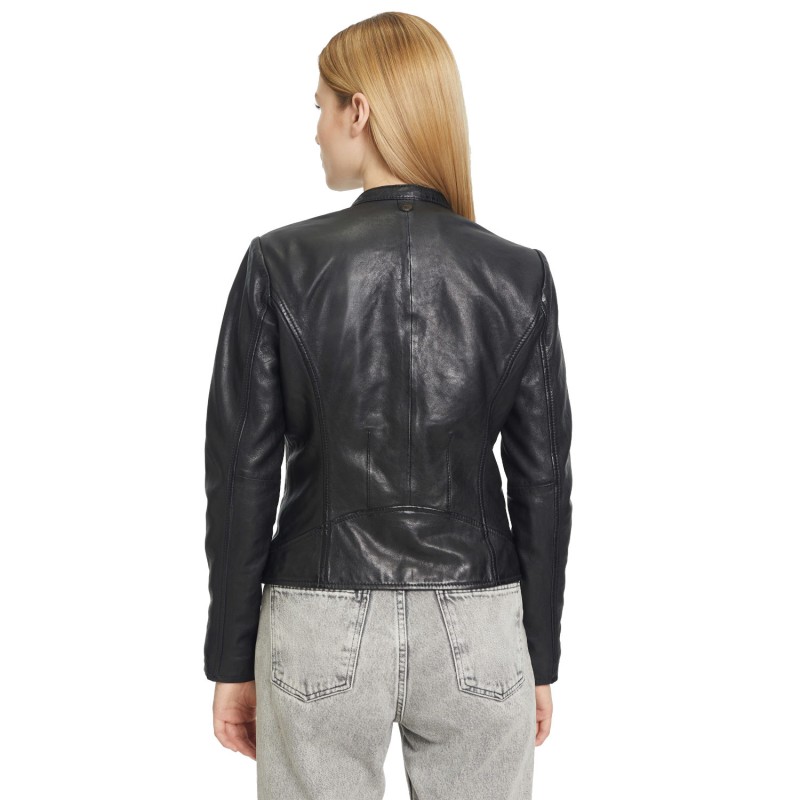 Geaca de Piele Dama Gipsy Neagra GWMeilin – IMBRACAMINTE