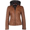 Geaca de Piele Dama Gipsy Coniac GWMera LACEV Geaca de Piele Dama Gipsy Coniac GWMera LACEV - readytowear.ro