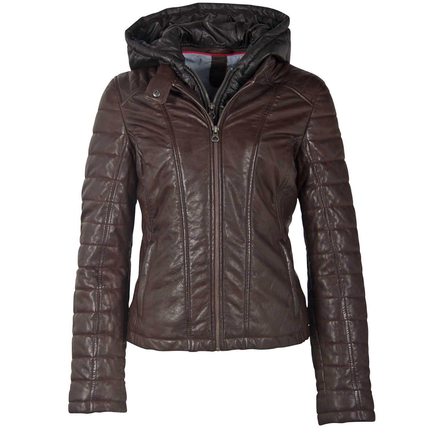 Geaca de Piele Dama Gipsy Maro Inchis GWMera LACEV – IMBRACAMINTE