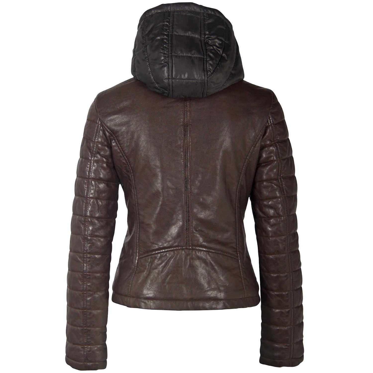 Geaca de Piele Dama Gipsy Maro Inchis GWMera LACEV – IMBRACAMINTE