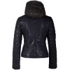 Geaca de Piele Dama Gipsy Negru/Bleumarin GWMera LACEV Geaca de Piele Dama Gipsy Negru/Bleumarin GWMera LACEV - readytowear.ro