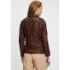 Geaca Lunga de Piele Dama Gipsy Castanie GWMilja Geaca Lunga de Piele Dama Gipsy Castanie GWMilja - readytowear.ro