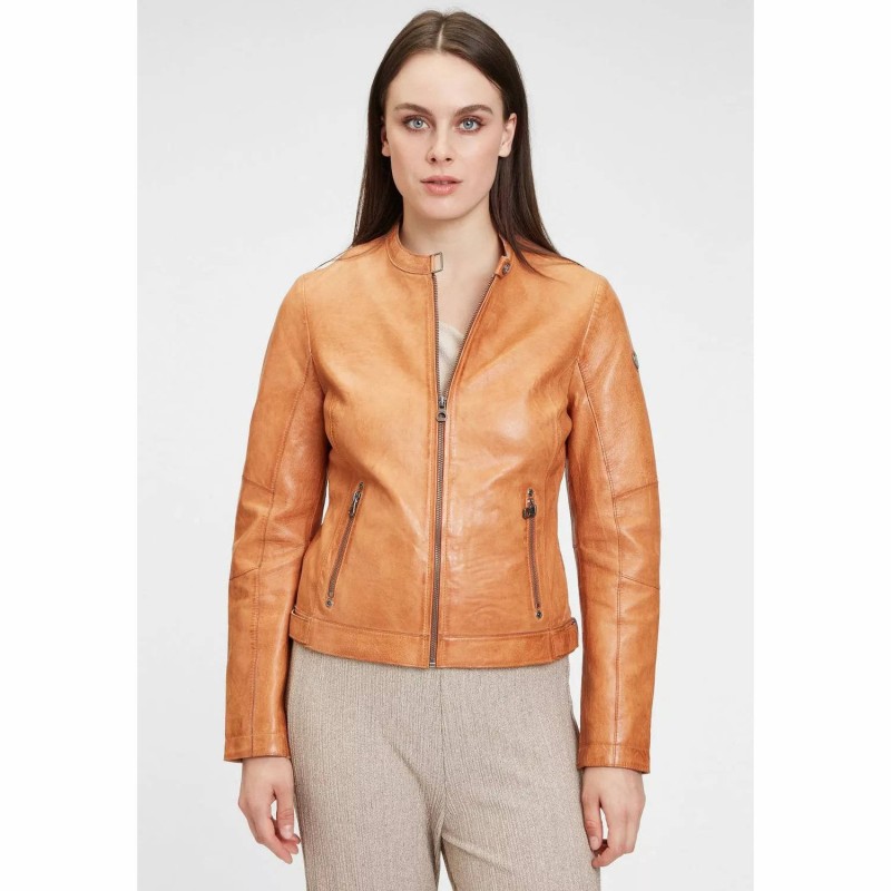 Geaca de Piele Dama Gipsy Camel GWMimmy LBV – IMBRACAMINTE Geaca de Piele Dama Gipsy Camel GWMimmy LBV – IMBRACAMINTE