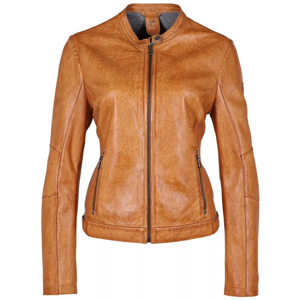 Geaca de Piele Dama Gipsy Camel GWMimmy LBV - readytowear