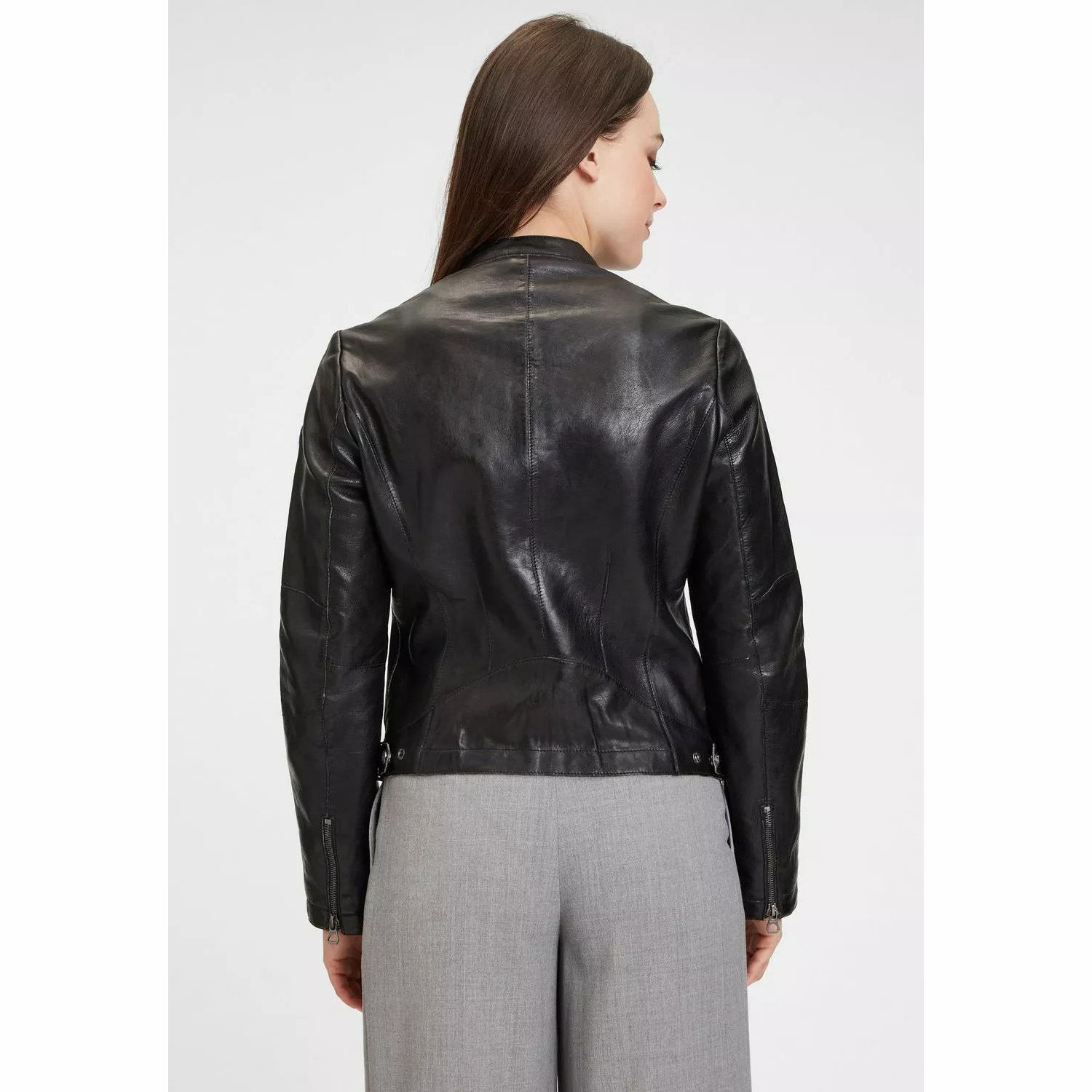 Geaca de Piele Dama Gipsy Neagra GWMimmy LBV – IMBRACAMINTE