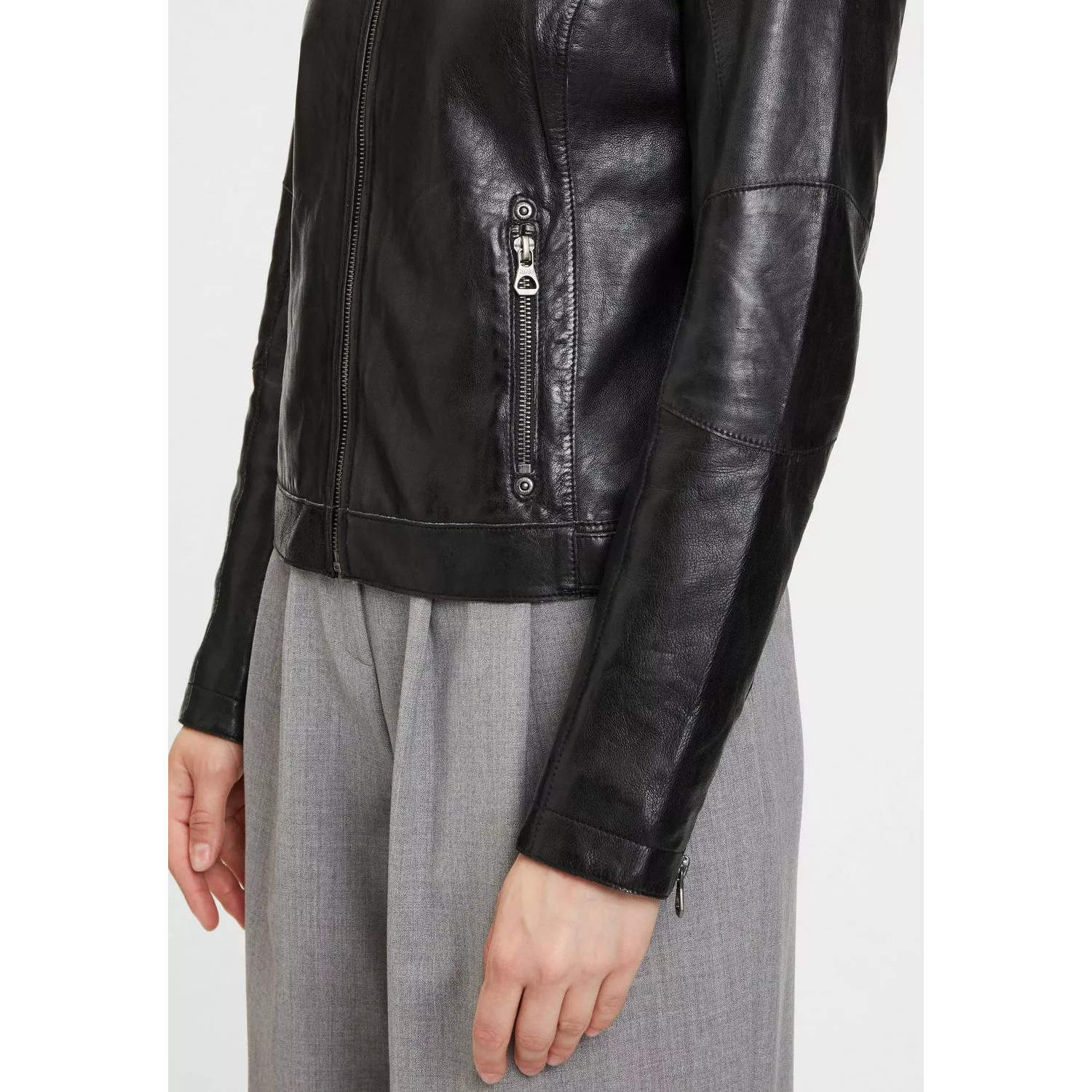 Geaca de Piele Dama Gipsy Neagra GWMimmy LBV – IMBRACAMINTE