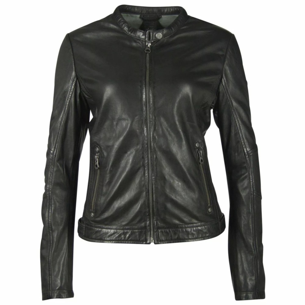 Geaca de Piele Dama Gipsy Neagra GWMimmy LBV Geaca de Piele Dama Gipsy Neagra GWMimmy LBV - readytowear