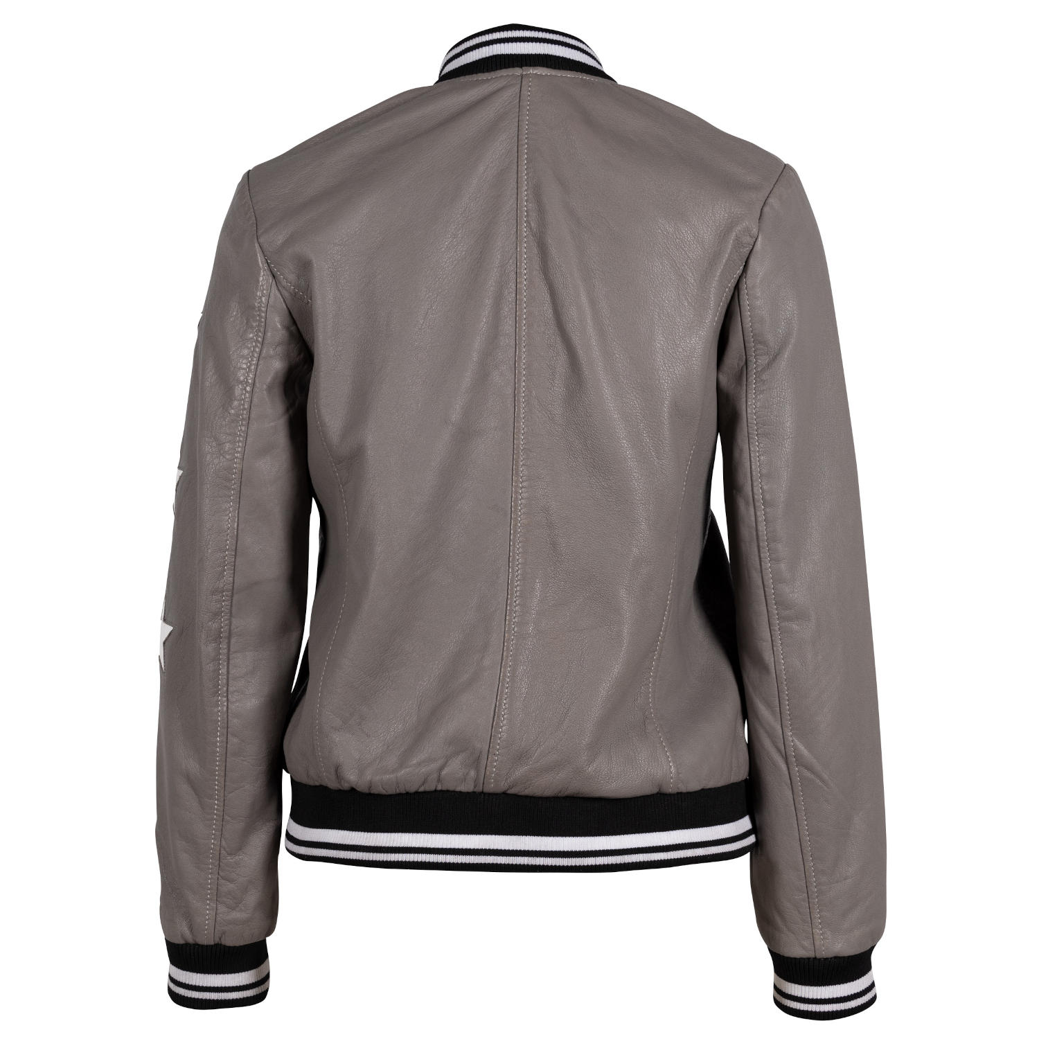 Geaca de Piele Dama Gipsy Gri Deschis GWMooxy – IMBRACAMINTE