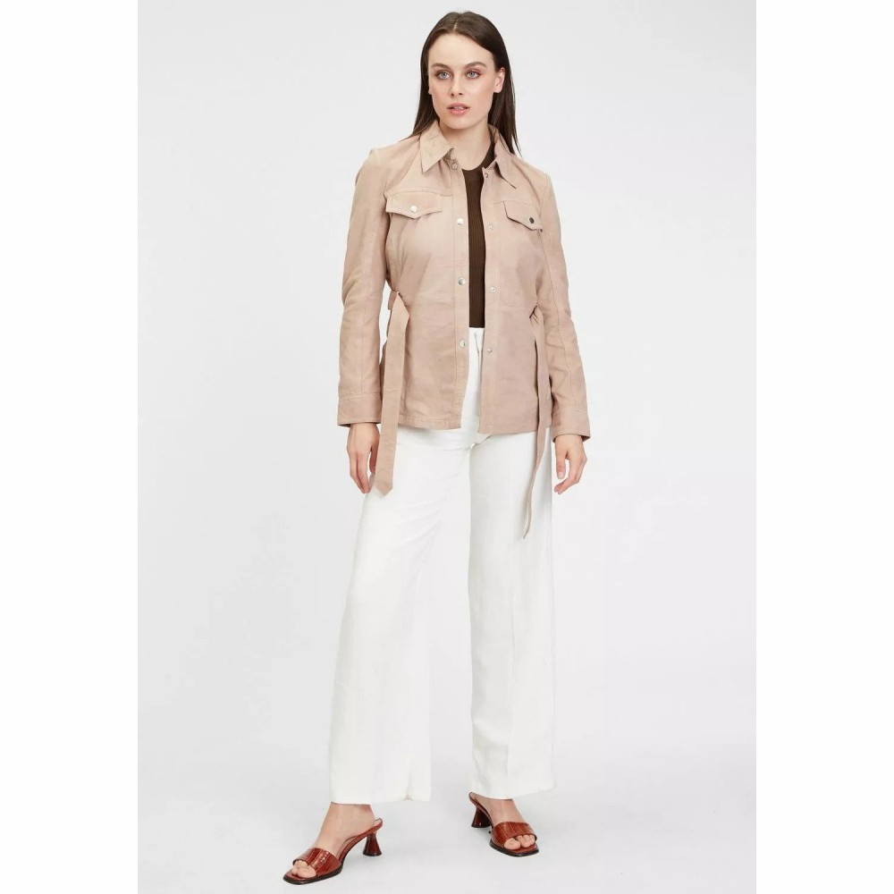 Geaca Lunga de Piele Dama Gipsy Maro Deschis GWNajla LNUV Geaca Lunga de Piele Dama Gipsy Maro Deschis GWNajla LNUV - readytowear.ro