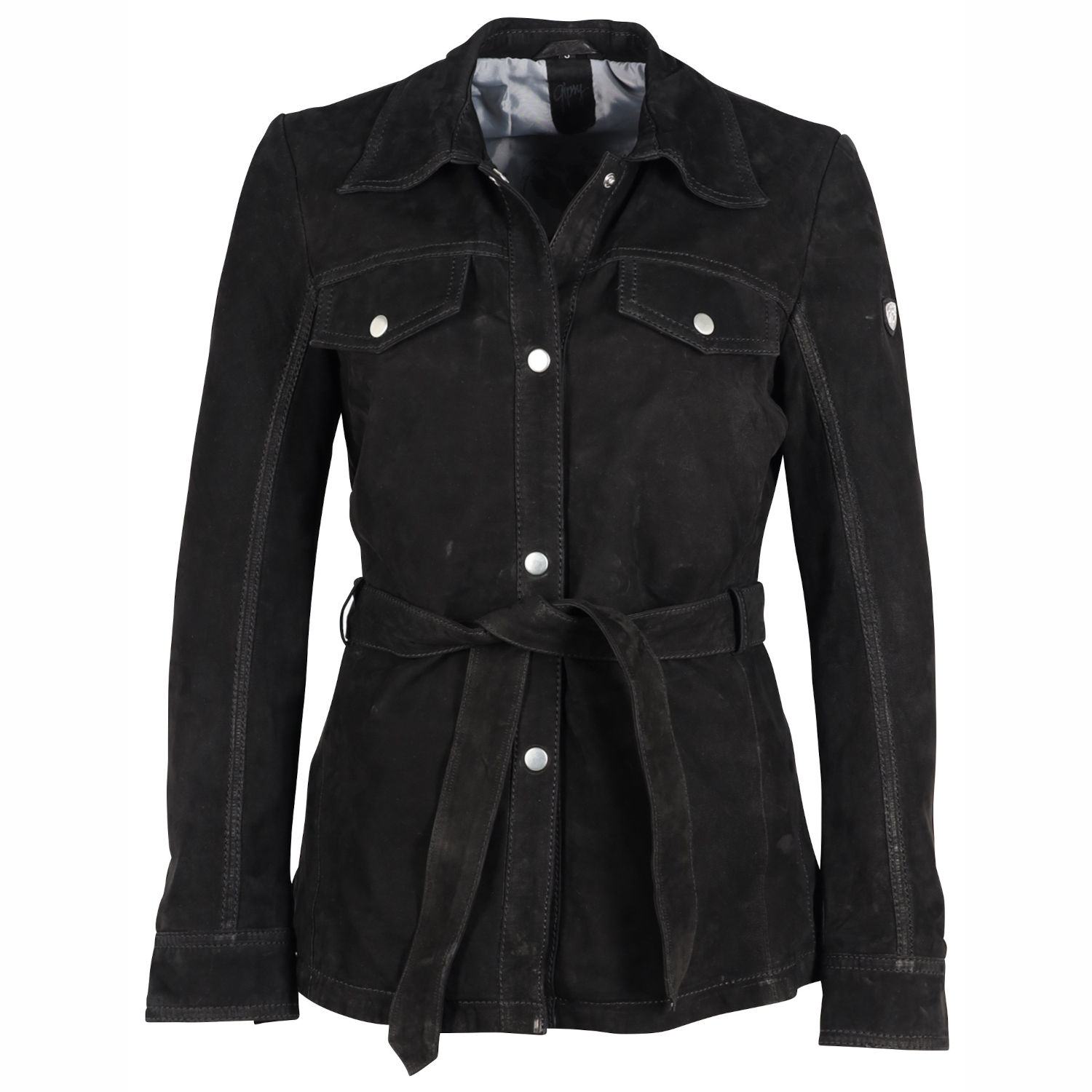 Geaca Lunga de Piele Dama Gipsy Neagra GWNajla LNUV – IMBRACAMINTE Geaca Lunga de Piele Dama Gipsy Neagra GWNajla LNUV – IMBRACAMINTE