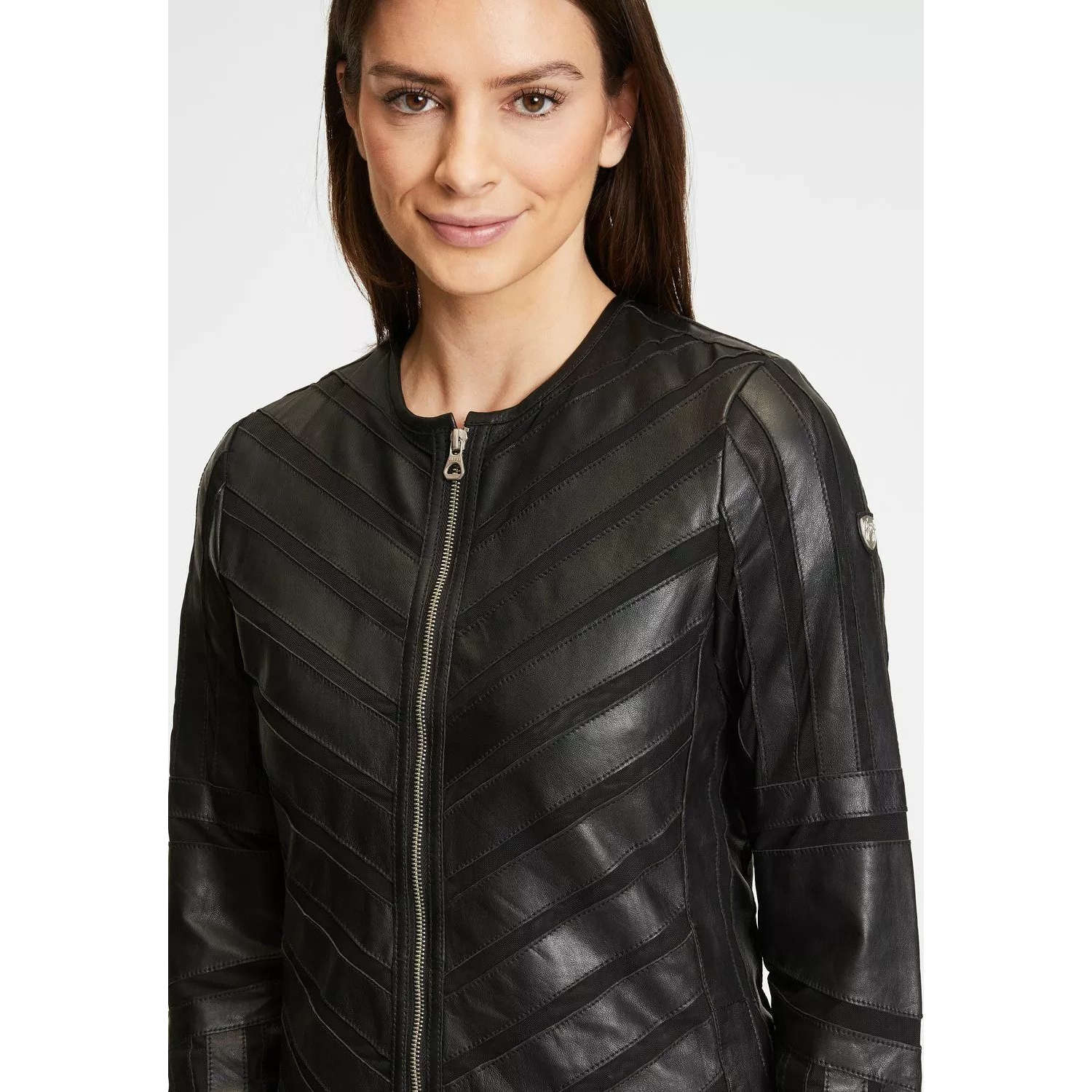 Geaca Lunga de Piele Dama Gipsy Neagra GWNanni LELEV – IMBRACAMINTE