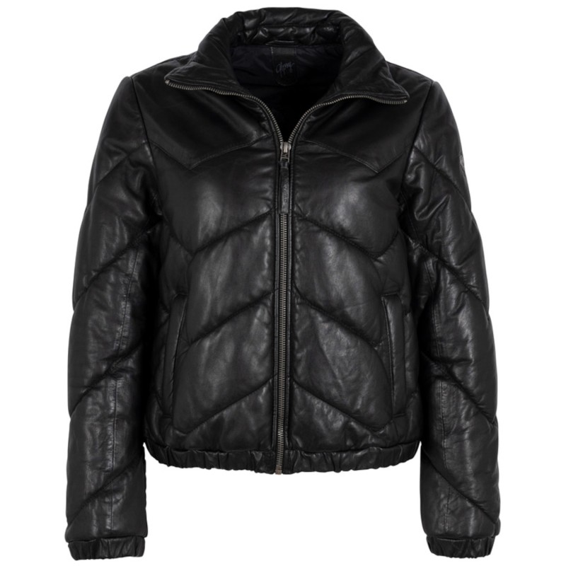 Geaca de Piele Dama Gipsy Neagra GWNele – Black Friday Geaca de Piele Dama Gipsy Neagra GWNele – Black Friday