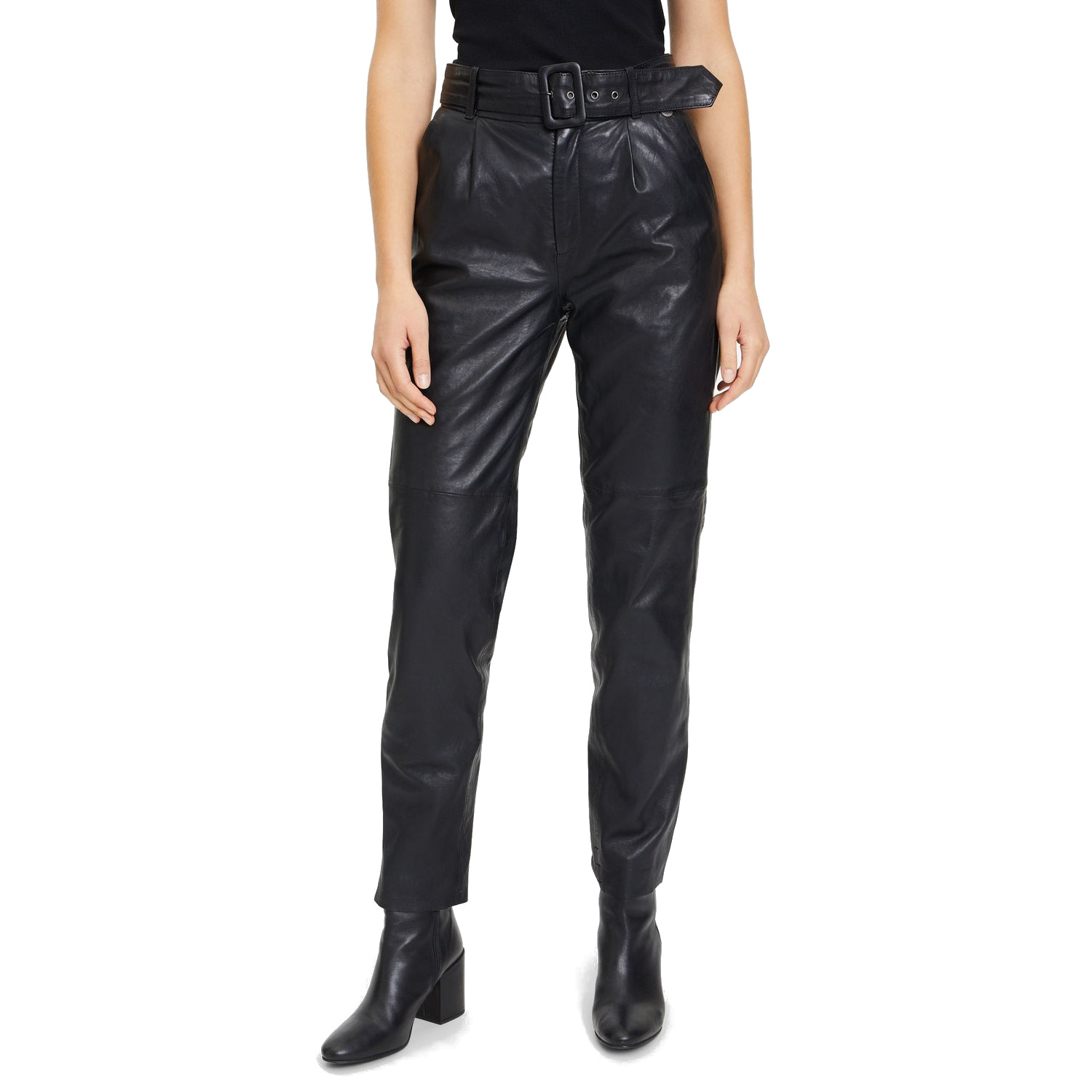 Pantaloni de Piele Dama Gipsy Negri GWNoreena – Pantaloni de Piele