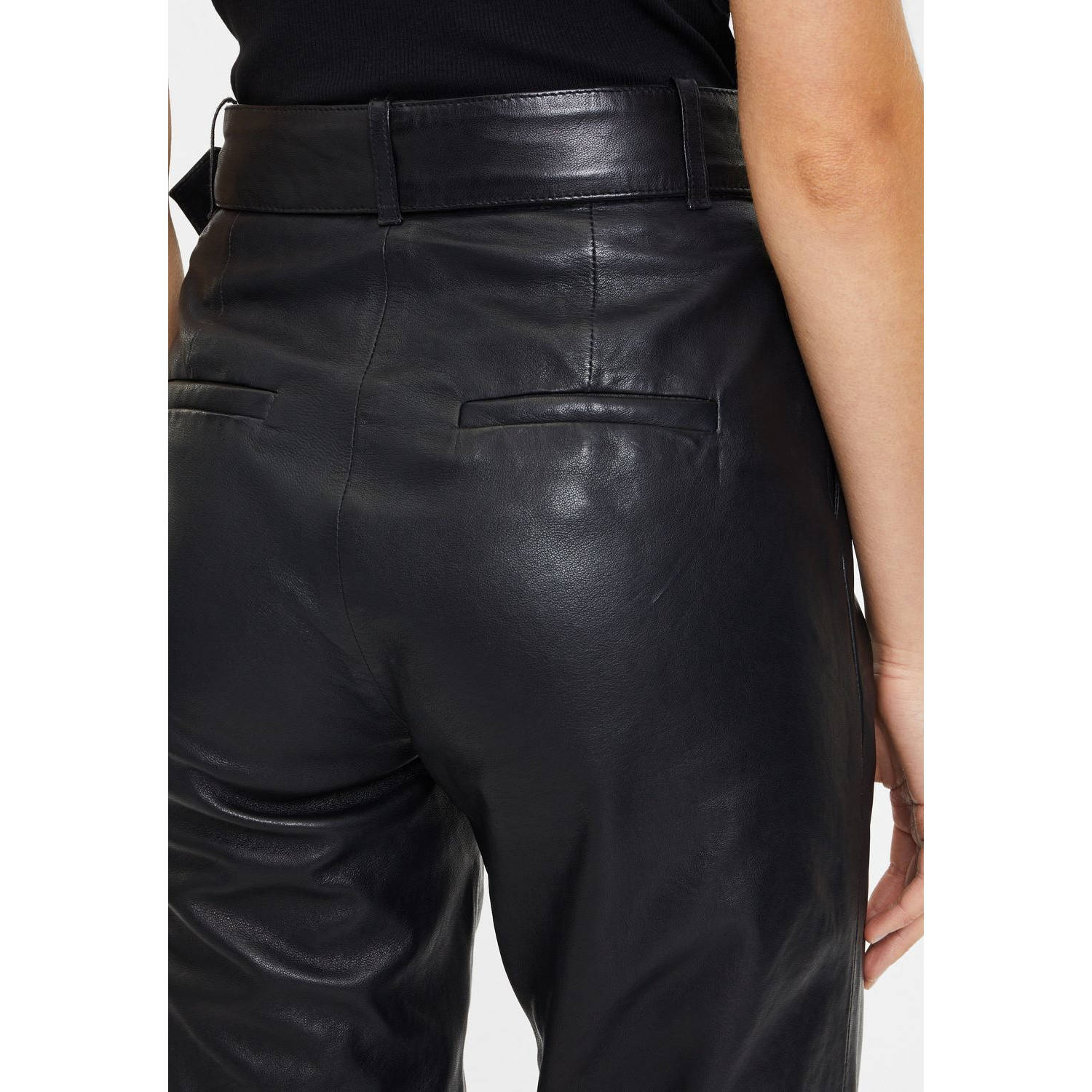 Pantaloni de Piele Dama Gipsy Negri GWNoreena – Pantaloni de Piele