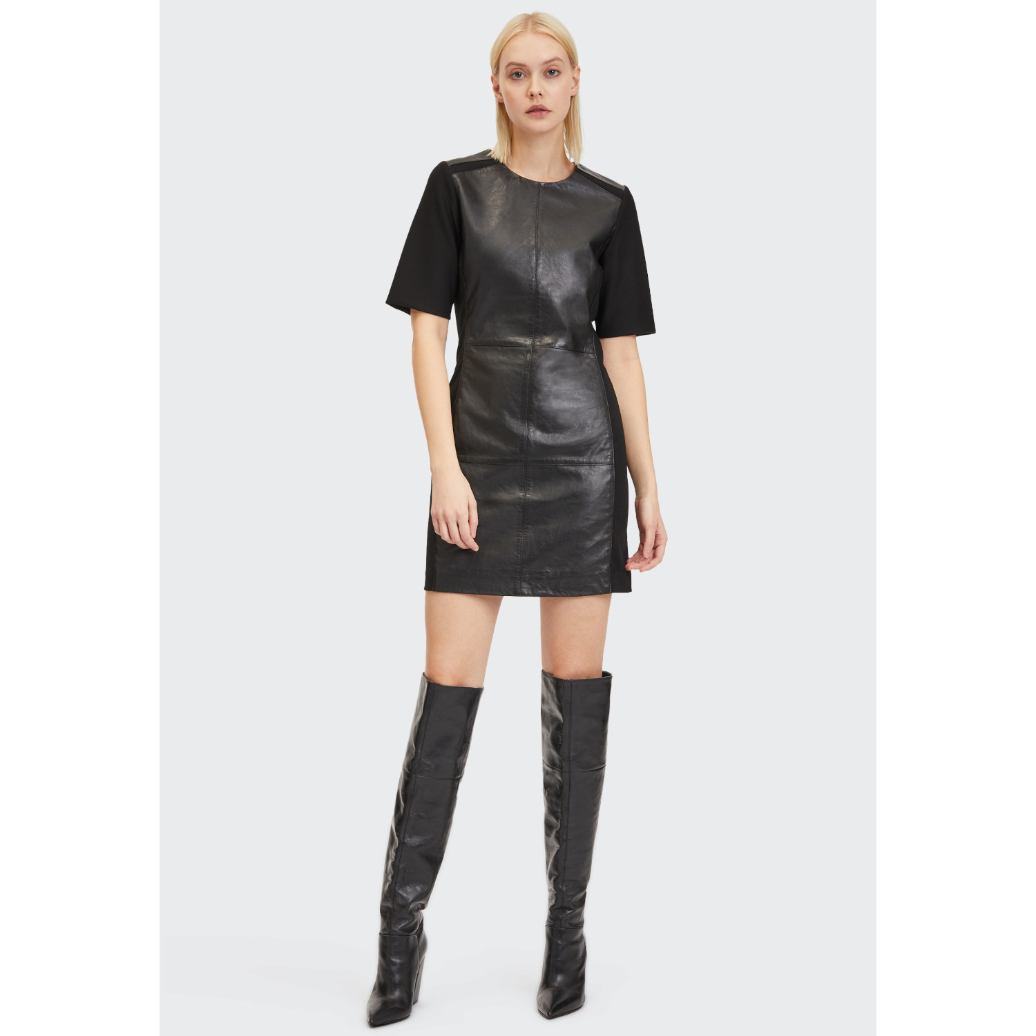 Rochie de Piele Dama Gipsy Neagra GWOlva – Black Friday