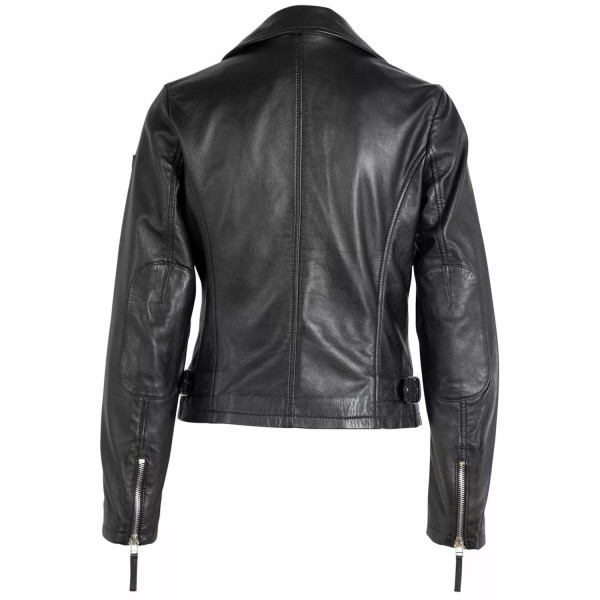 Geaca de Piele Dama Gipsy Neagra GWPasja