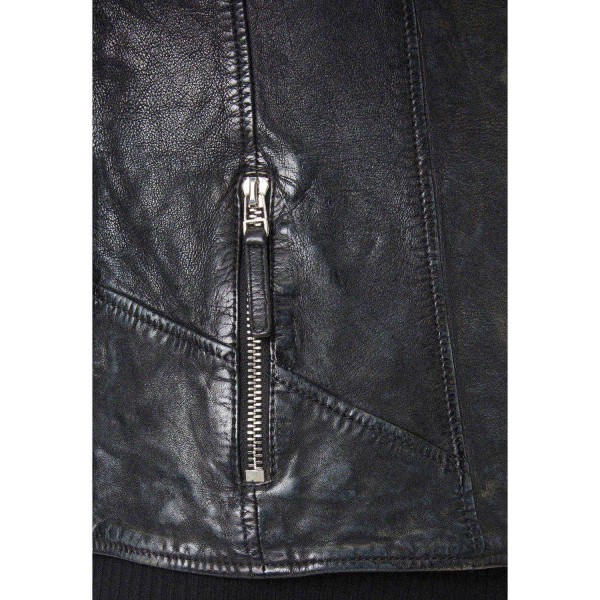 Geaca de Piele Dama Gipsy Negru Vintage GWPekka – Geci de Piele — fotografia 7