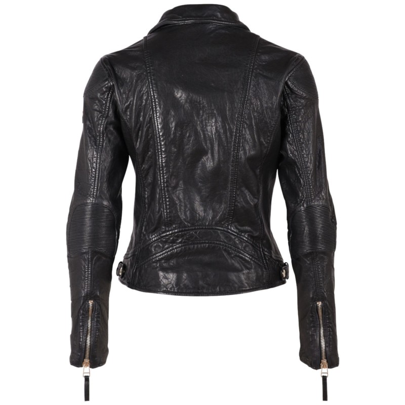 Geaca de Piele Dama Gipsy Neagra GWRaizel – IMBRACAMINTE