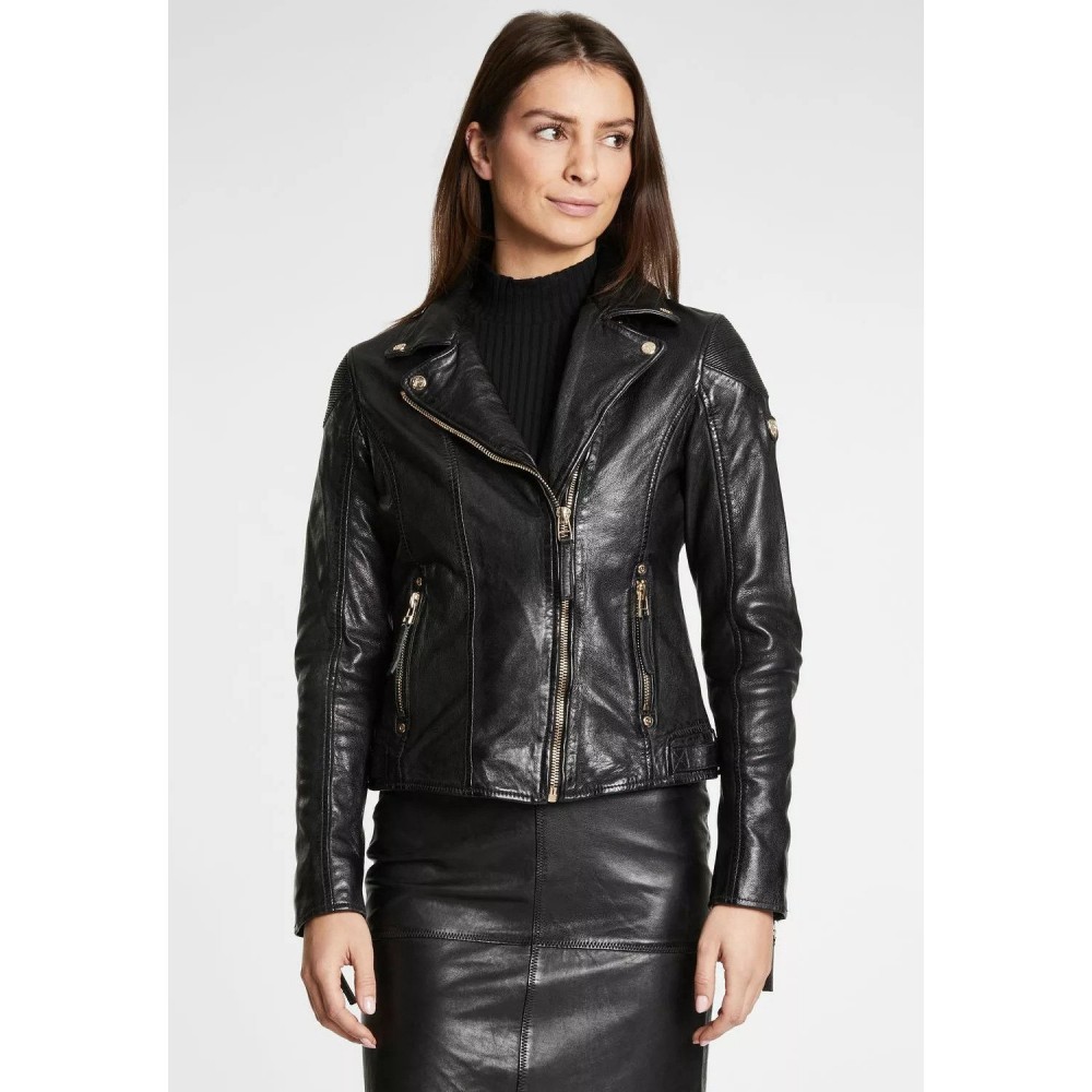 Geaca de Piele Dama Gipsy Neagra GWRaizel Geaca de Piele Dama Gipsy Neagra GWRaizel - readytowear.ro