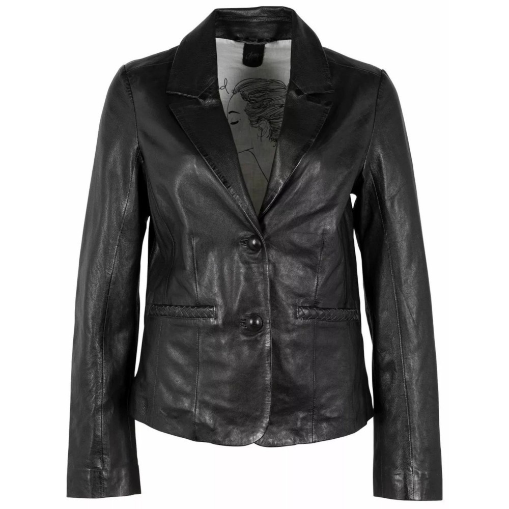 Geaca de Piele Dama Gipsy Neagra GWRenie Geaca de Piele Dama Gipsy Neagra GWRenie - readytowear.ro