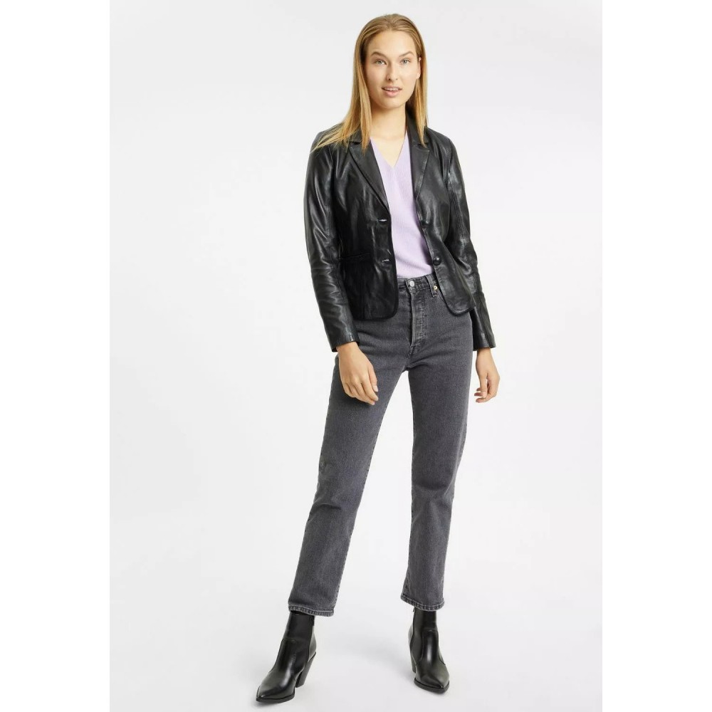 Geaca de Piele Dama Gipsy Neagra GWRenie Geaca de Piele Dama Gipsy Neagra GWRenie - readytowear.ro