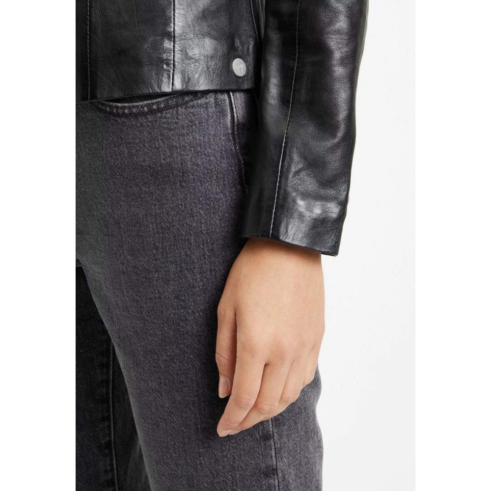Geaca de Piele Dama Gipsy Neagra GWRenie Geaca de Piele Dama Gipsy Neagra GWRenie - readytowear.ro
