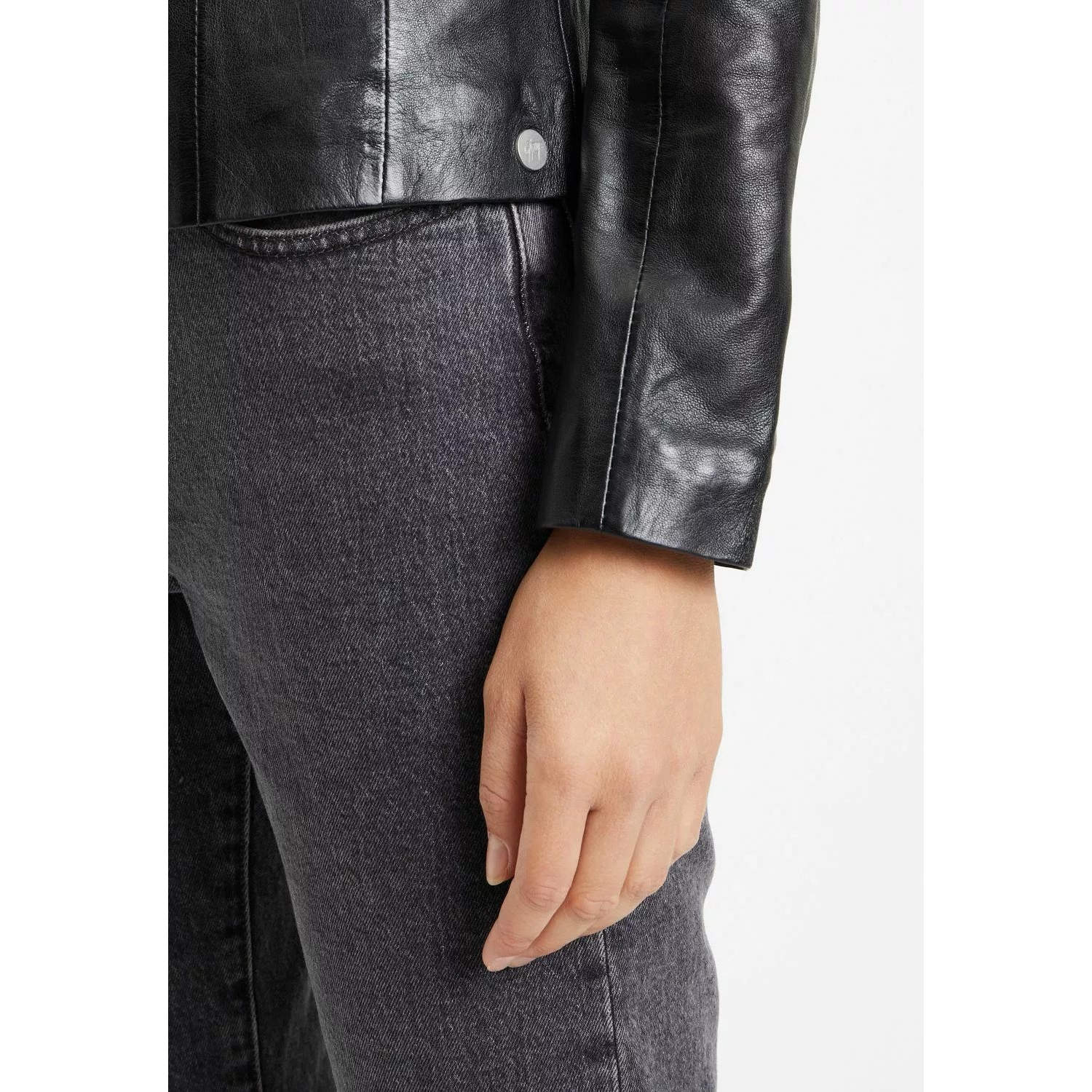 Geaca de Piele Dama Gipsy Neagra GWRenie – IMBRACAMINTE