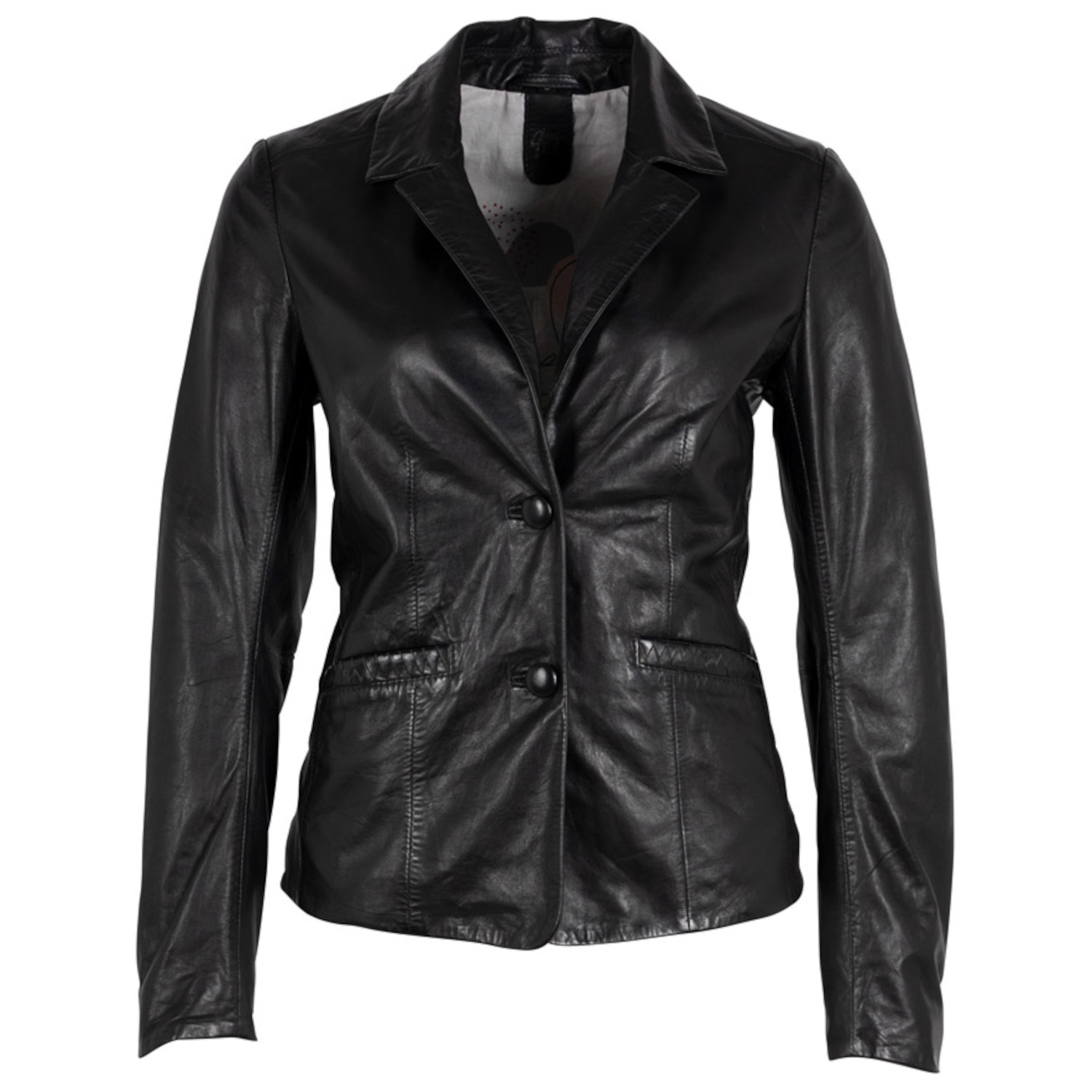 Geaca de Piele Dama Gipsy Neagra GWResi – IMBRACAMINTE