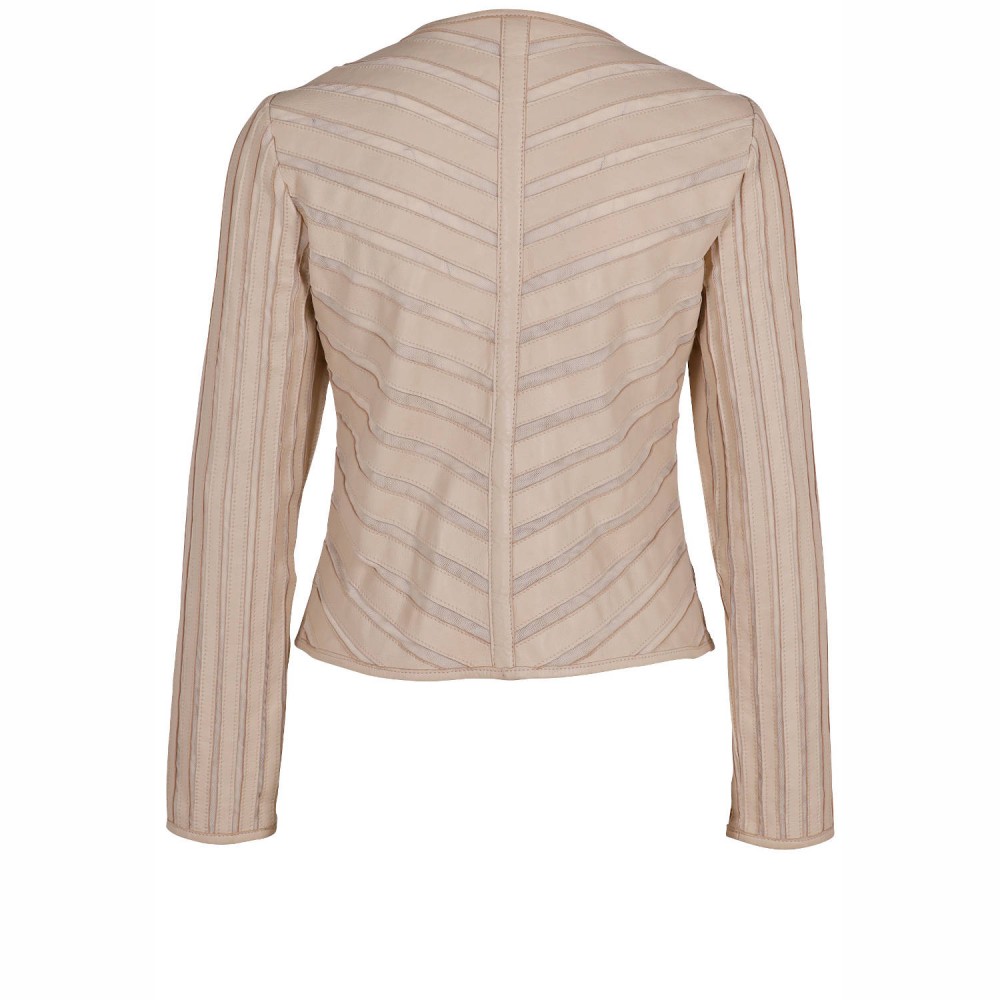 Geaca de Piele Dama Gipsy Bej GWRhonda LELEV Geaca de Piele Dama Gipsy Bej GWRhonda LELEV - readytowear.ro