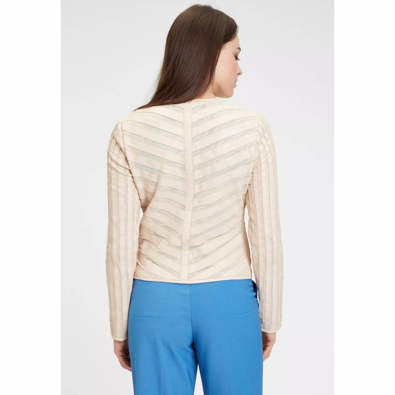 Geaca de Piele Dama Gipsy Bej GWRhonda LELEV – IMBRACAMINTE