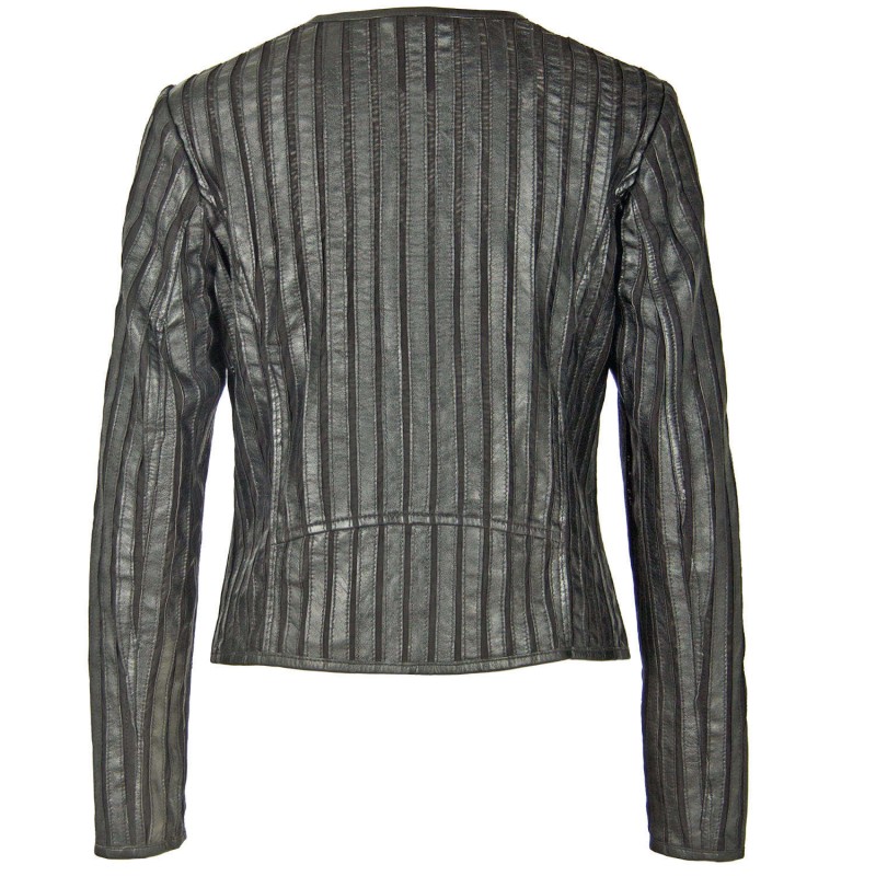 Geaca de Piele Dama Gipsy Neagra GWRhonda LELEV – IMBRACAMINTE