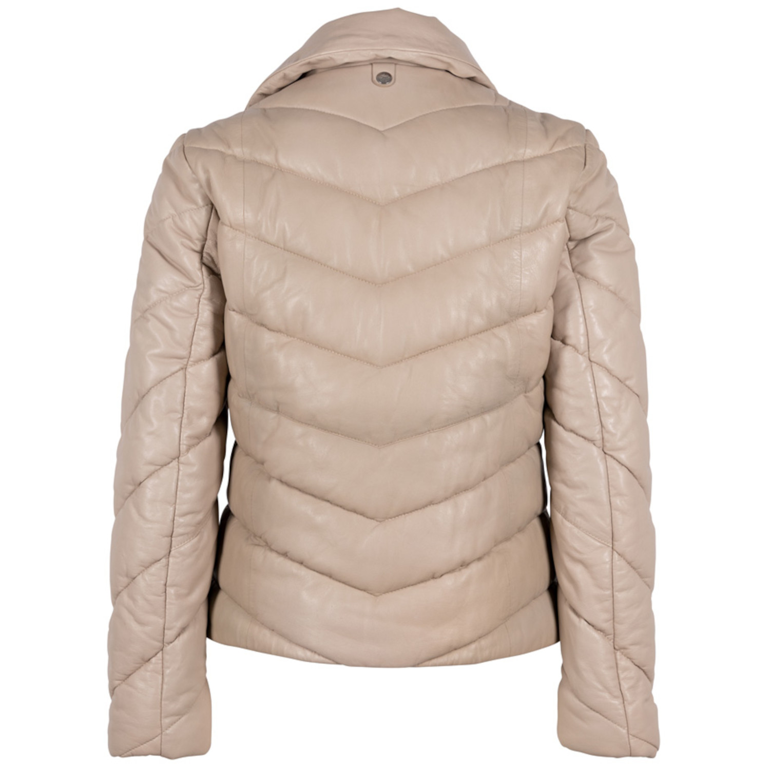 Geaca de Iarna din Piele Dama Gipsy Bej GWRomea – Black Friday