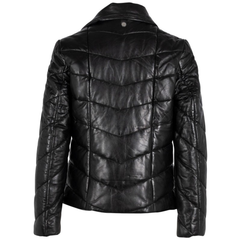 Geaca de Piele Dama Gipsy Neagra GWRomea – IMBRACAMINTE Geaca de Piele Dama Gipsy Neagra GWRomea – IMBRACAMINTE